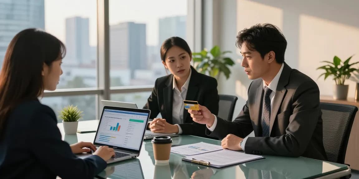 Effective credit card cash advance strategies in professional financial consulting office.