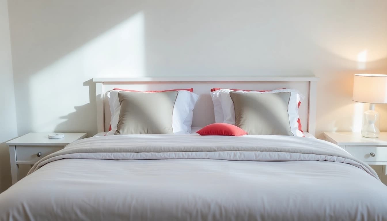 Copri materasso matrimoniale elegante e traspirante, ideale per garantire un sonno rinfrescante e confortevole.