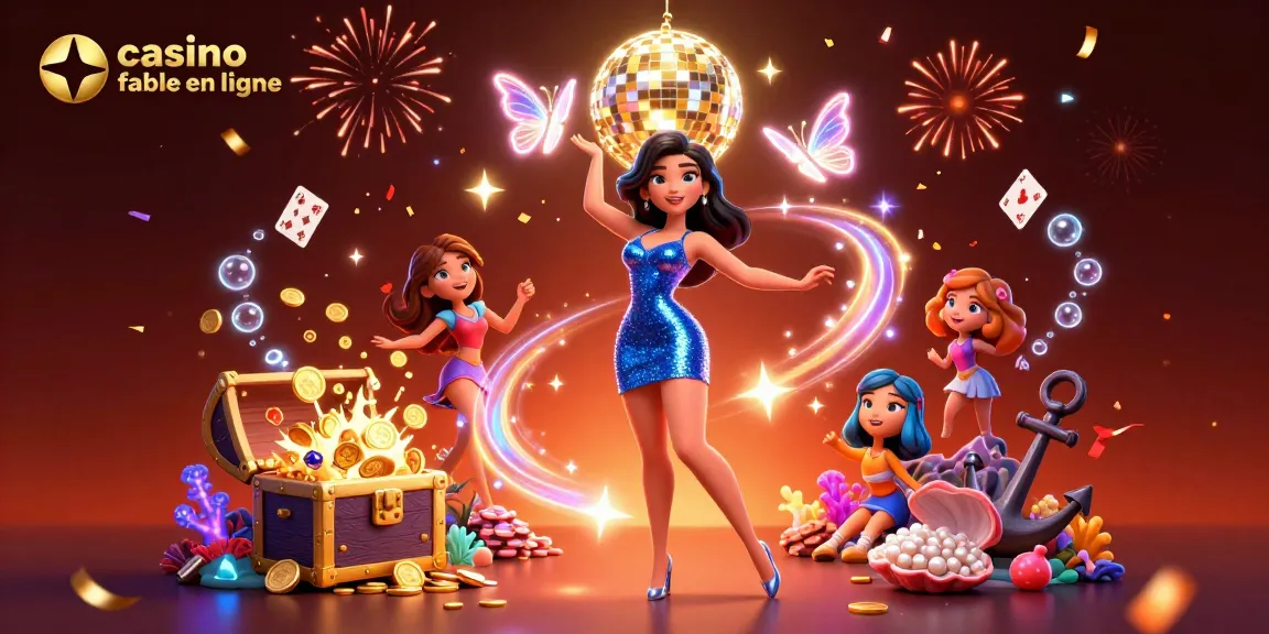 Découvrez l'excitation d'un casino fiable en ligne avec cette illustration vibrante d'une femme glamour au milieu de gemmes étincelantes et de cartes à jouer.