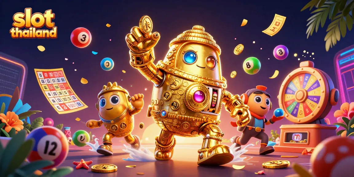 Experience thrilling gameplay with slot thailand as colorful balls and golden tickets come alive.