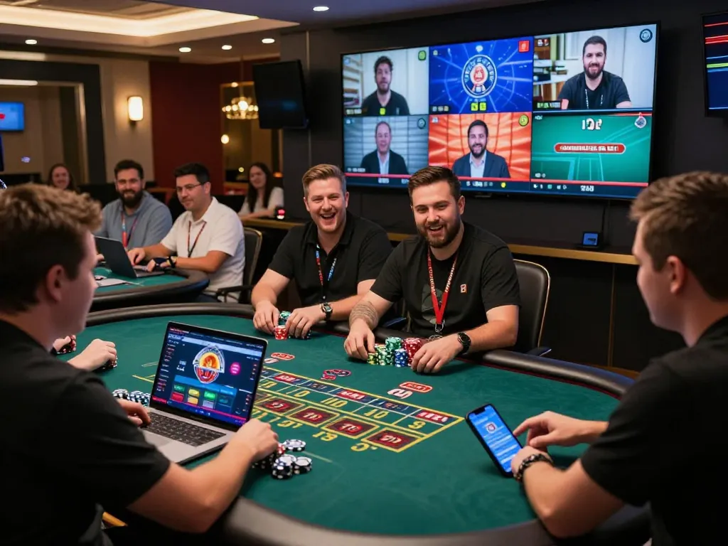 Engaging baccarat site experience showcasing players enjoying live dealer games.