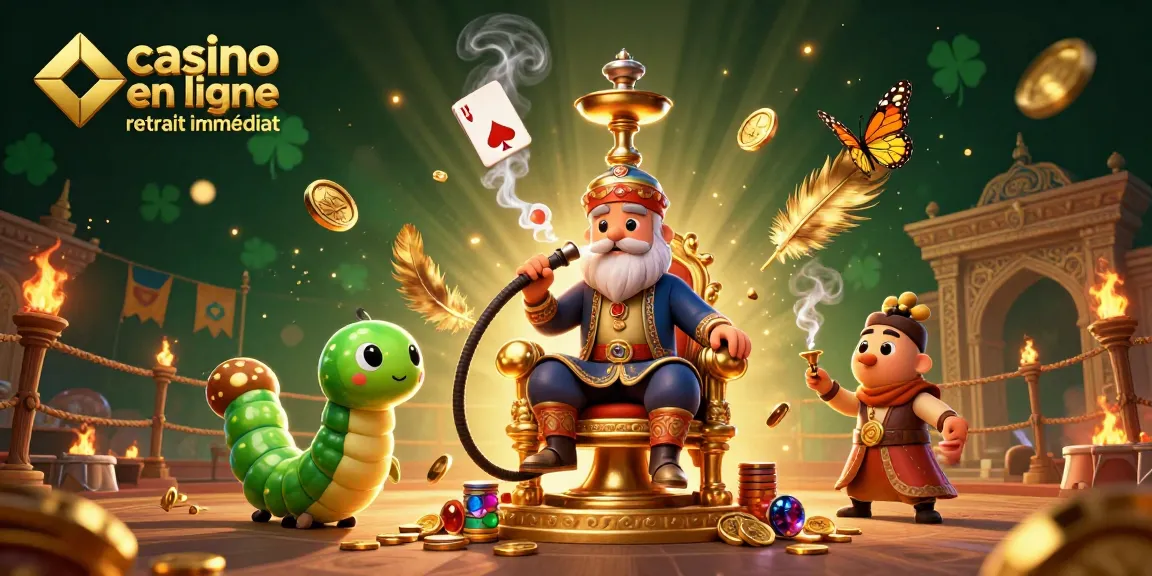 Retirez facilement vos gains avec casino en ligne retrait immédiat, illustré par une scène captivante.