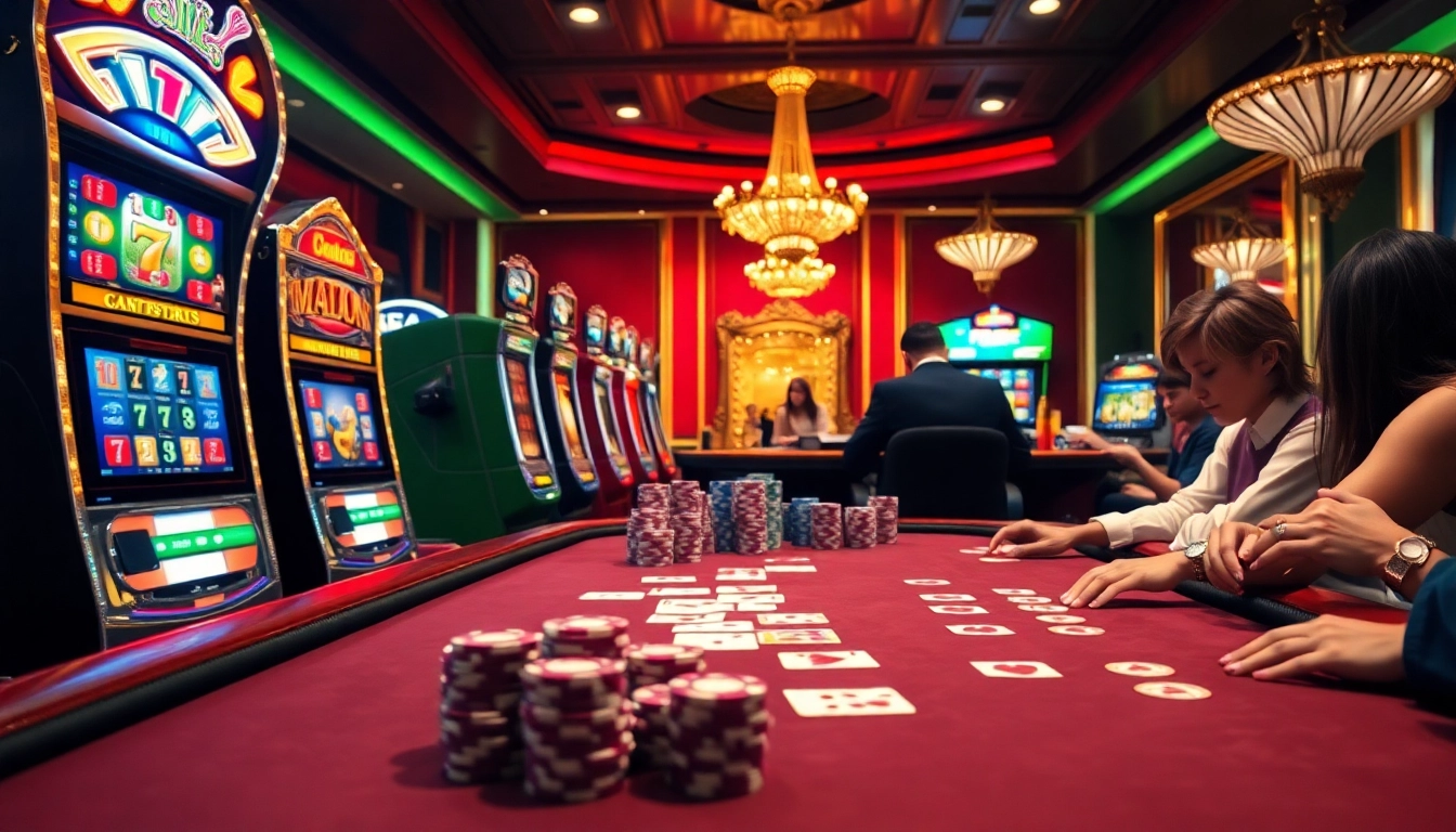 Vivez le frisson du casino en ligne France avec des joueurs plongés dans un jeu de poker à enjeux élevés.