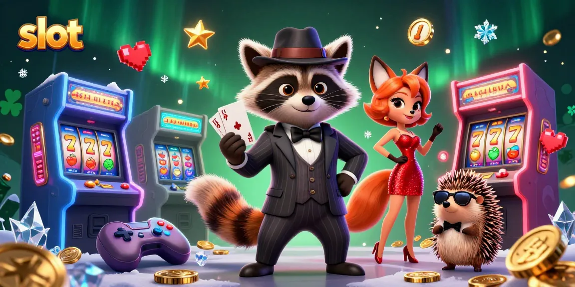 Spin to win with vibrant slots, animated characters, and colorful gaming elements.