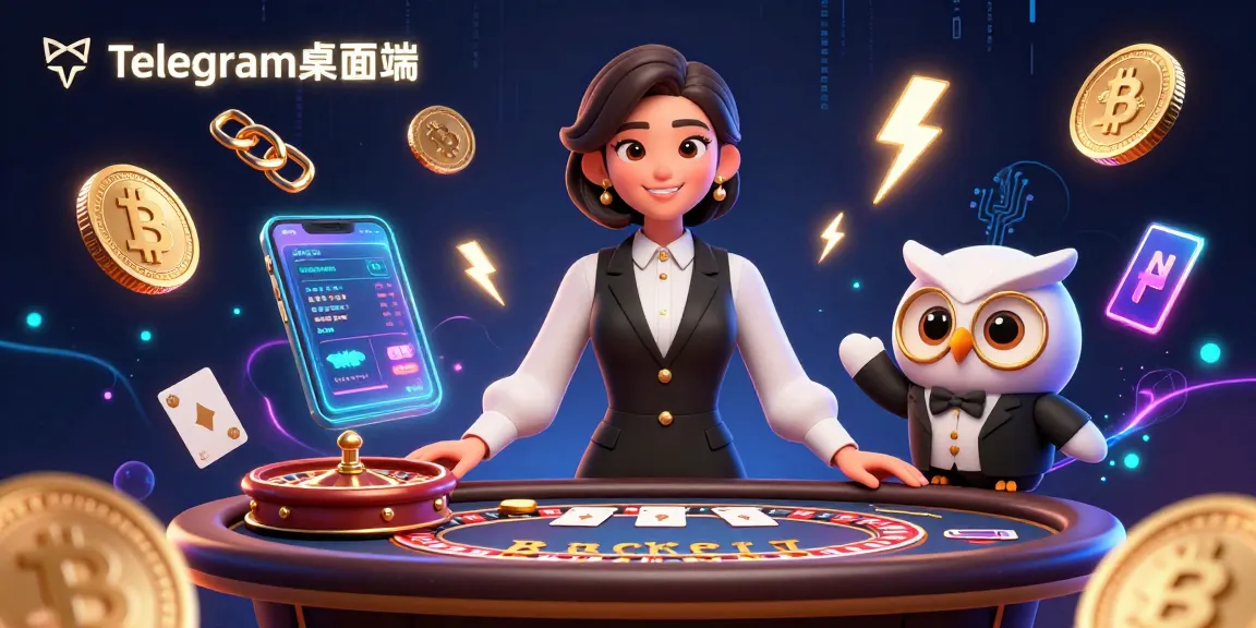 通过探索充满活力的数字赌场场景与发牌员和动态游戏元素互动，体验Telegram桌面端。