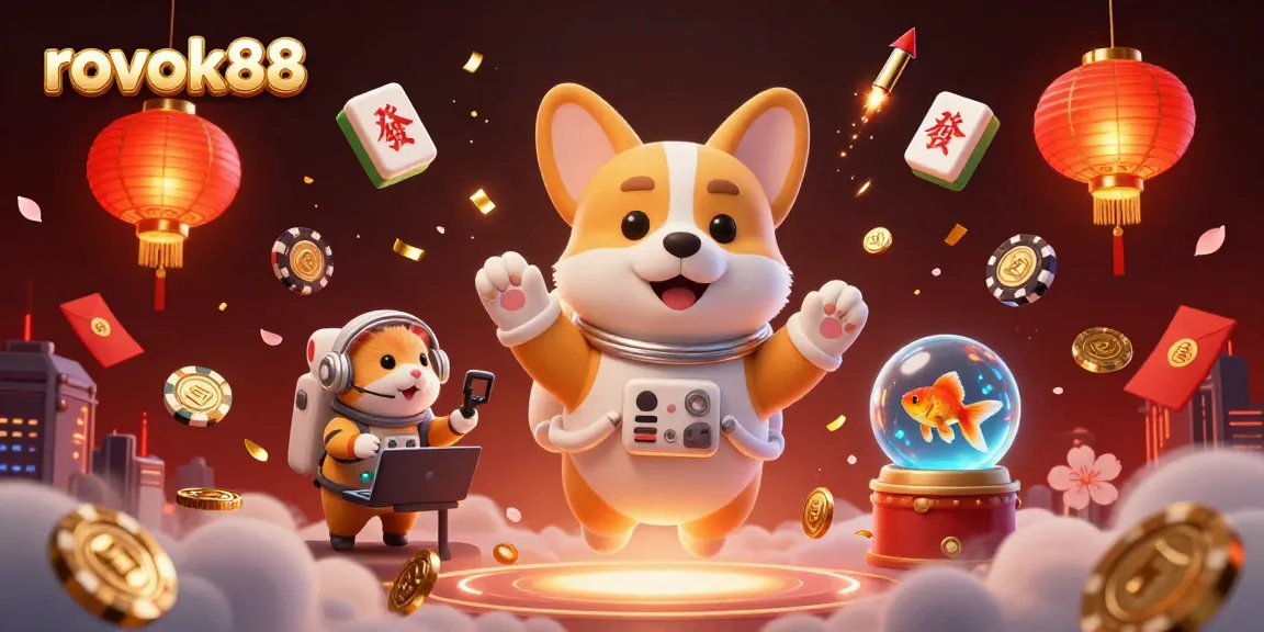 Experience the excitement of rokok88 with a vibrant space casino featuring unique characters and games.