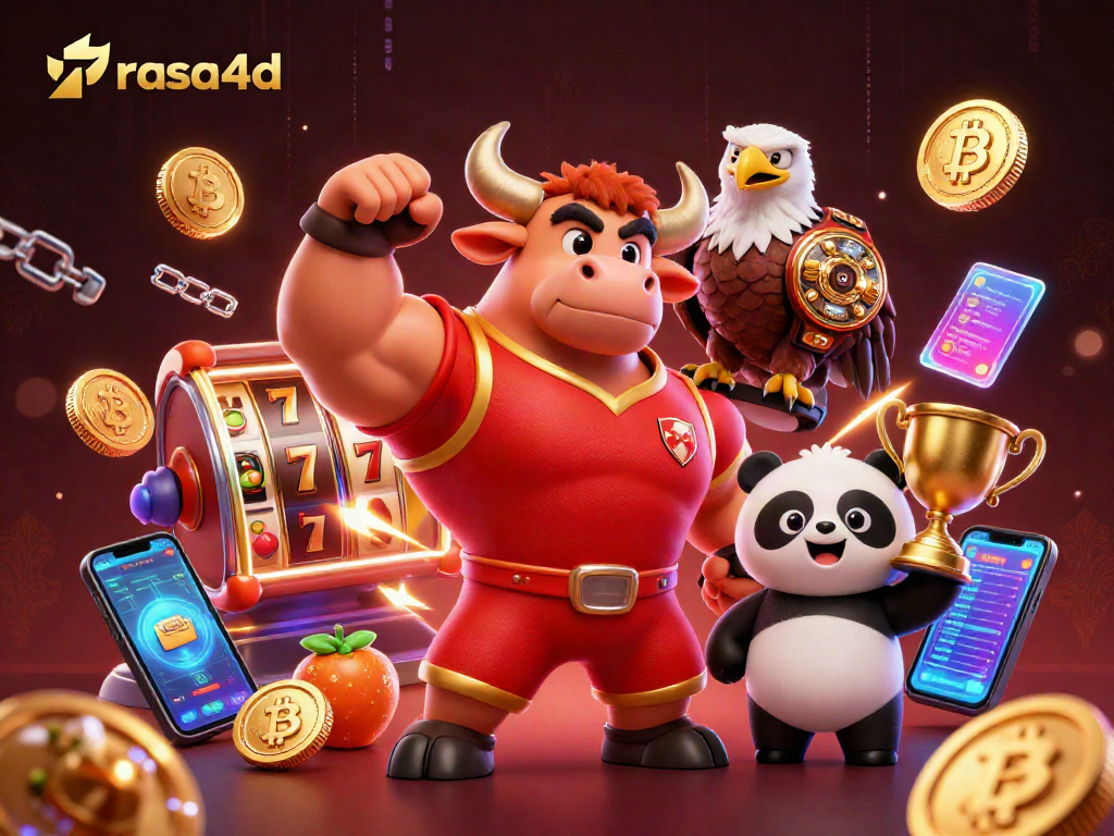 Raih kemenangan di kasino online rasa4d dengan slot dinamis dan simbol keberuntungan.