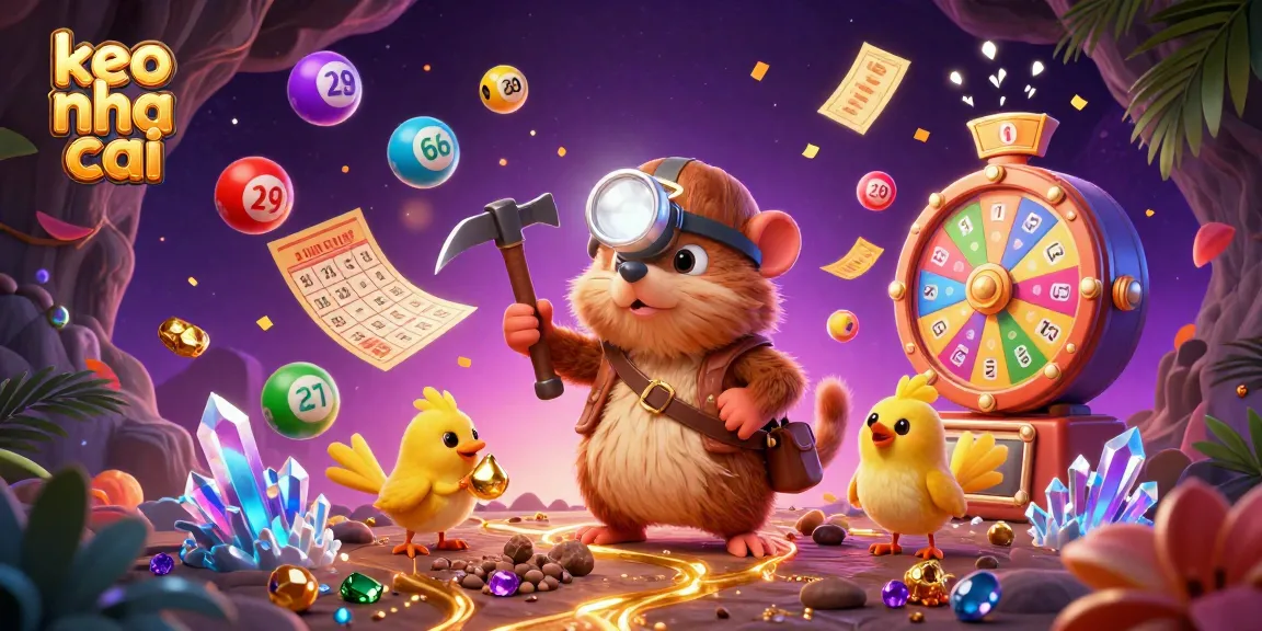 Engage with keo nha cai through dynamic lottery excitement and vibrant illustrations.
