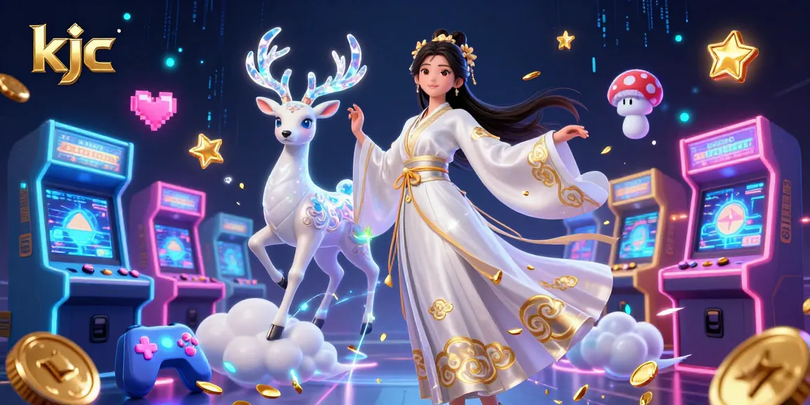 Join the excitement at KJC with vibrant casino elements and captivating characters!