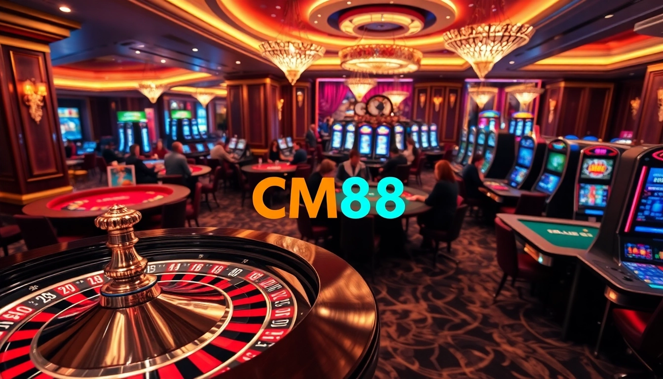 CM88 players enjoying an exciting game at a luxurious casino table
