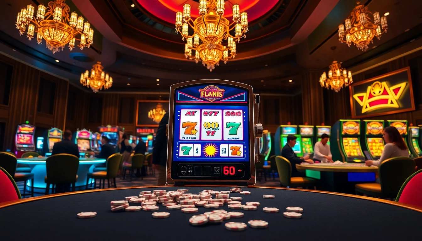 Engaging players enjoying the thrill of slot pragmatic games in a luxurious casino setting.