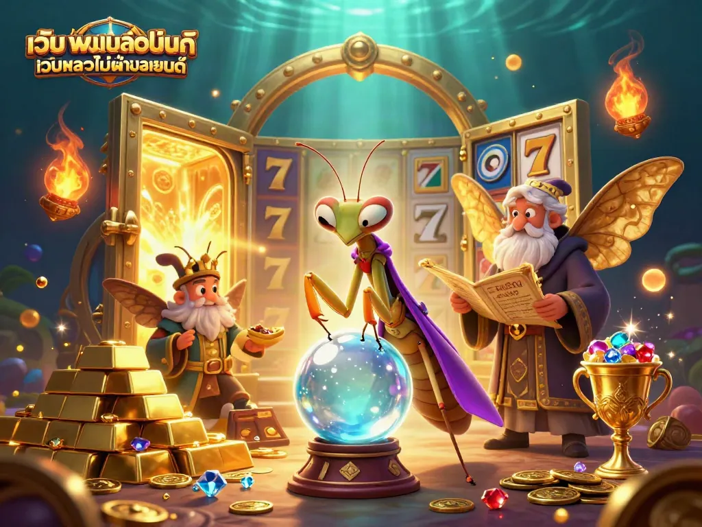 สัมผัสประสบการณ์กับ เว็บพนันออนไลน์ เว็บตรงไม่ผ่านเอเย่นต์ ผ่านภาพการเล่นคาสิโนที่มีธีมสีทองและแสงระยิบระยับ