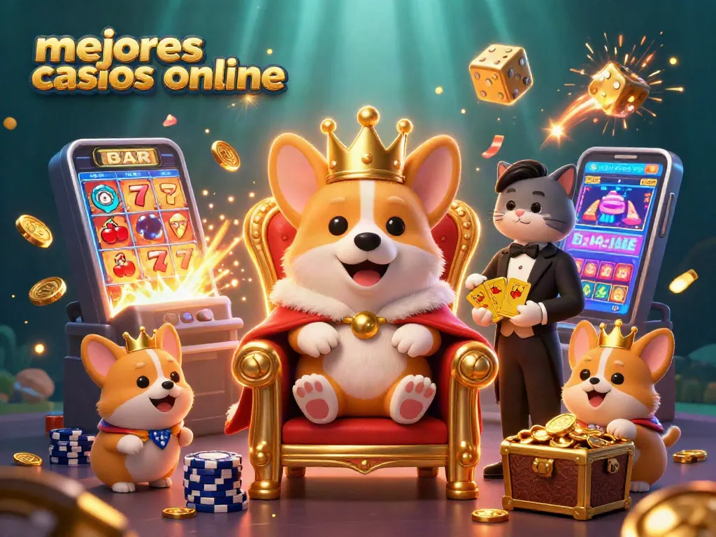 Los mejores casinos online ofrecen divertidos juegos con un corgi real y una máquina tragamonedas.