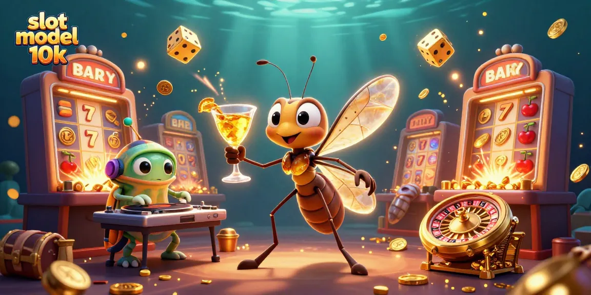 Experience thrilling gameplay with slot modal 10k and dynamic casino elements in a vibrant scene.