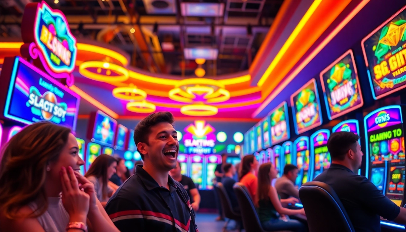 Temukan pengalaman menyenangkan bermain ondel4d slot dengan pemain yang antusias dan suasana ceria.