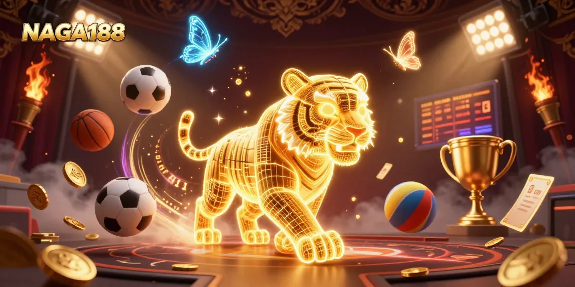 NAGA188 menghadirkan pengalaman kasino digital yang menakjubkan dengan harimau berenergi dan elemen perjudian interaktif.