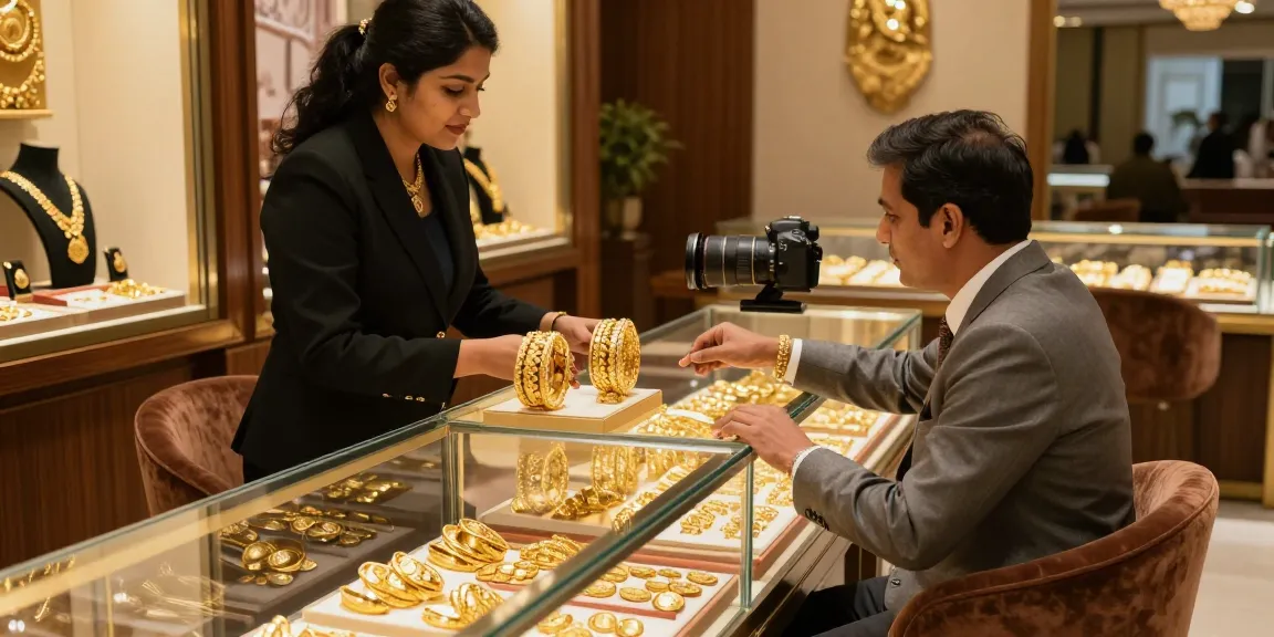 Showcasing the 4 tola gold price at a luxurious jewelry store with intricate designs and inviting ambiance.