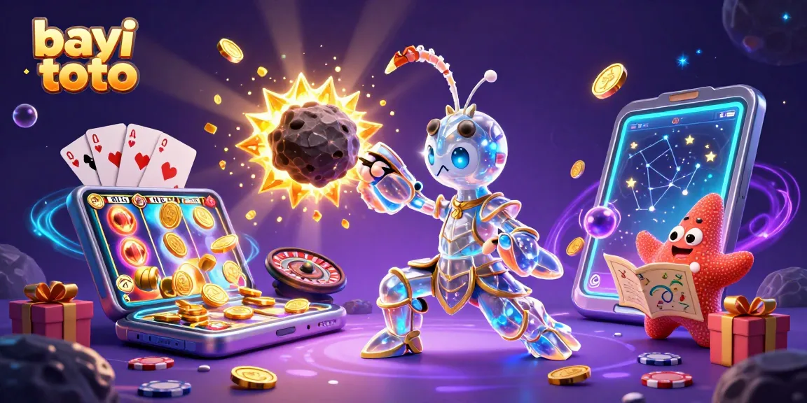 Engage in thrilling gameplay with bayi toto, featuring a vibrant samurai mantis shrimp and starfish amidst bursting gems.