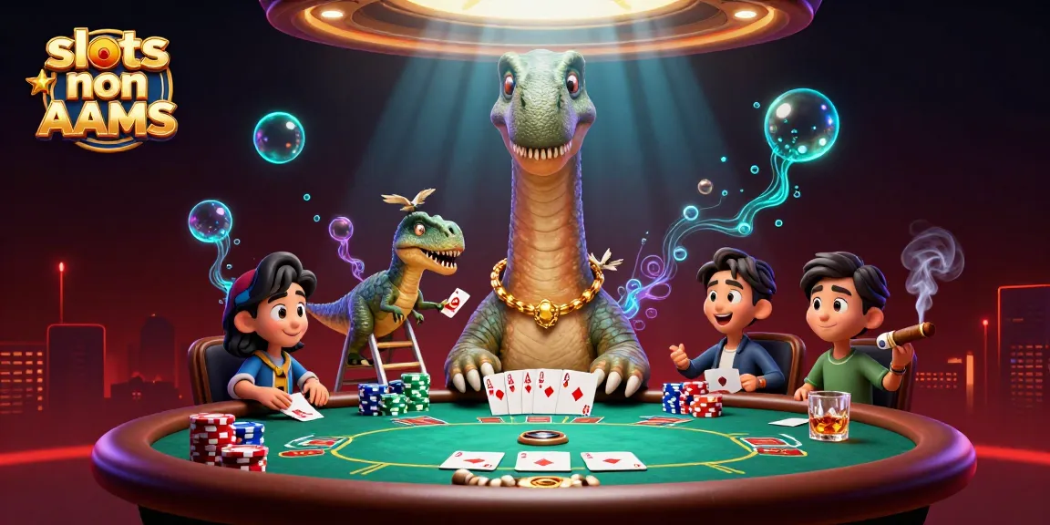 Gioca alle slots non AAMS e scopri un brontosauro gigante in un casinò animato.