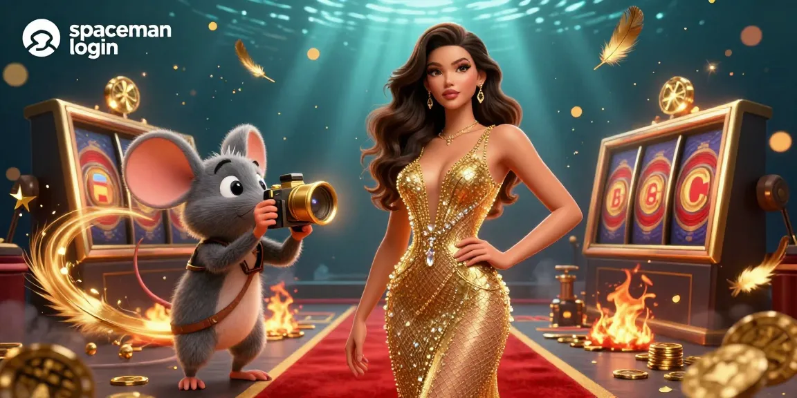 Engage with spaceman login and explore exciting slots in this vibrant casino scene.