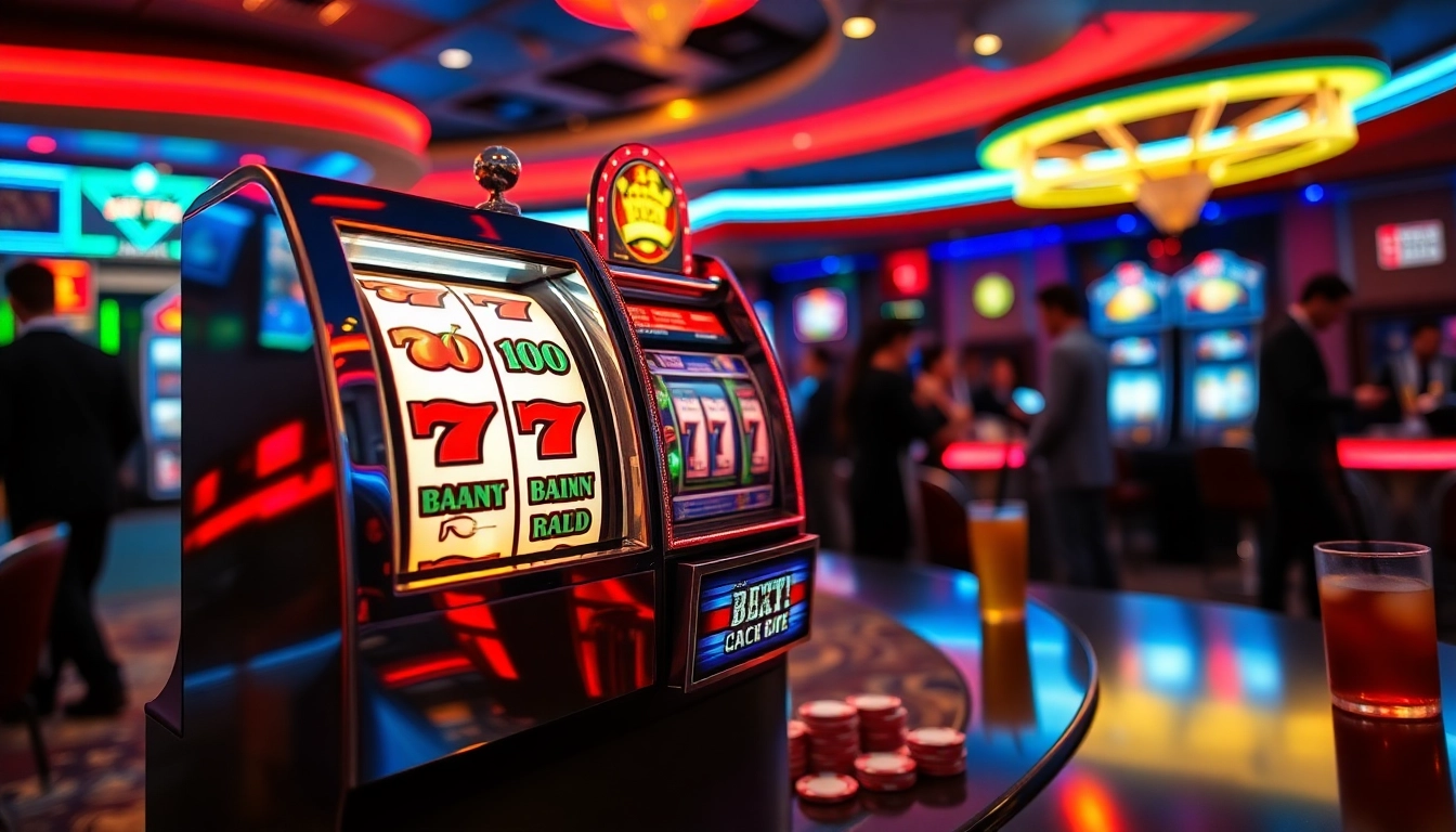 Experience thrilling slot online withdraw cepat gameplay in a vibrant casino atmosphere.