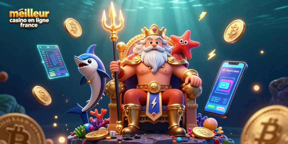 Élevez vos gains avec le meilleur casino en ligne en France, une illustration dynamique et colorée.