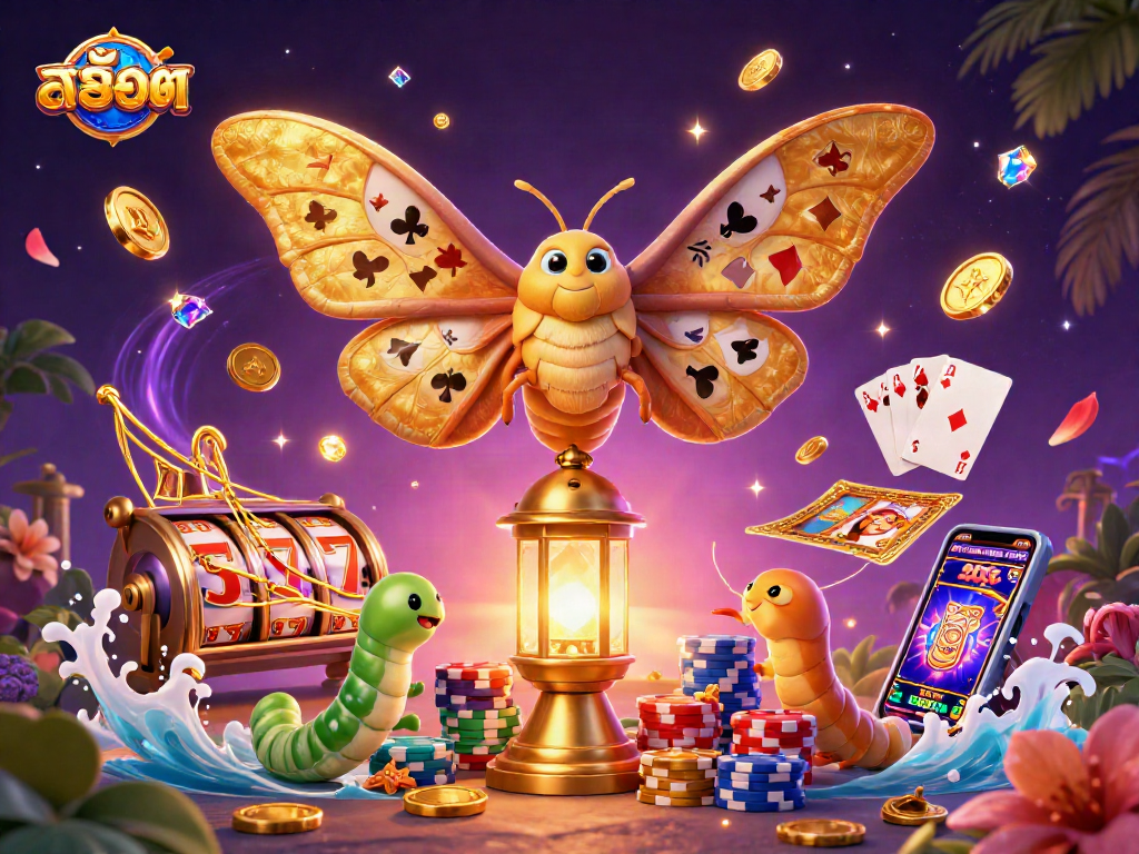 Spin the reels at สล็อต with enchanting casino scenes featuring colorful characters and sparkling treasures.