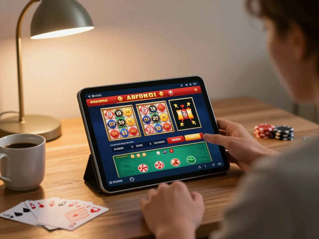 Ứng dụng Luck8 mang đến cho người chơi trải nghiệm game trên máy tính bảng đầy năng động trong không gian ấm cúng tại nhà.