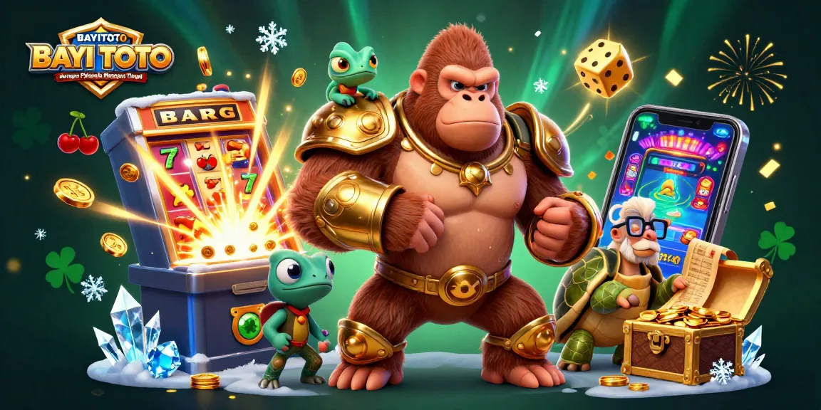 BAYITOTO Platform Togel Online Terpercaya BAYI TOTO dengan Peluang Menang Tinggi showcases exciting gameplay with vibrant characters and dynamic casino elements.