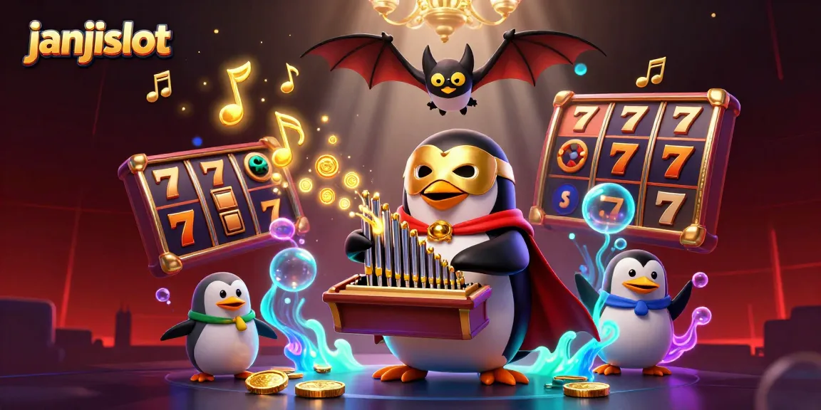 Experience thrilling gameplay with janjislot's stunning 3D animated casino scene featuring iconic symbols.