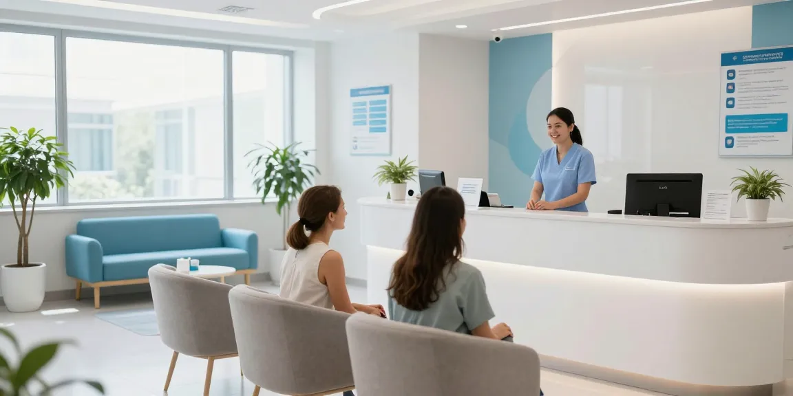 Hair transplant turkey: Compassionate doctor consultation in modern healthcare facility focused on patient care.