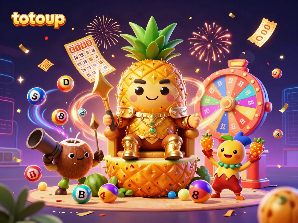 Play exciting games with totoup as the golden pineapple king leads thrilling casino adventures.