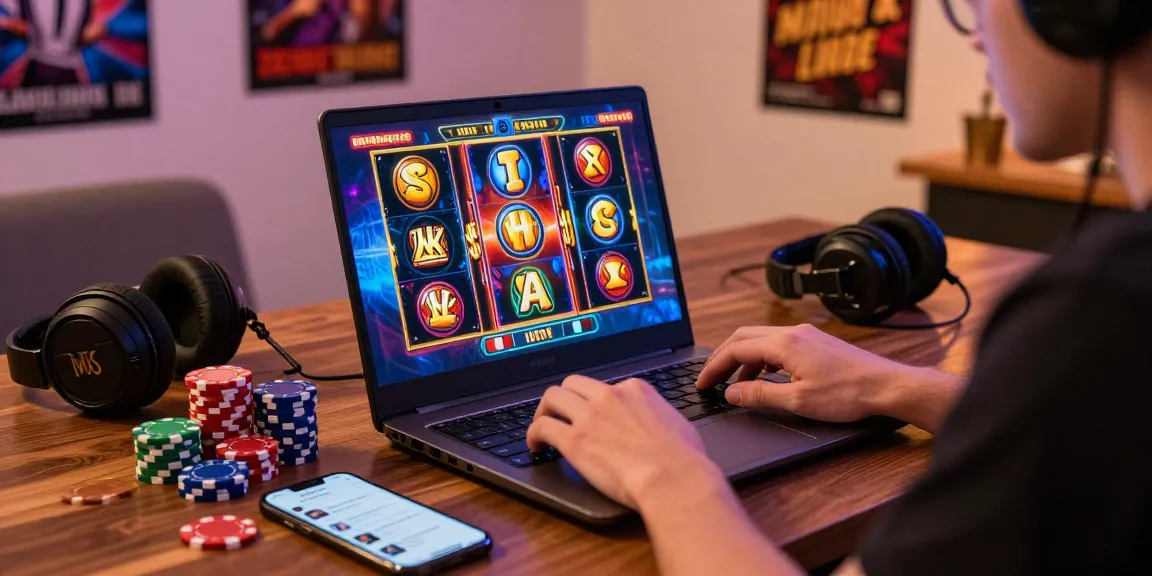 Permainan slot online Super59 dengan gamer antusias di ruang nyaman.