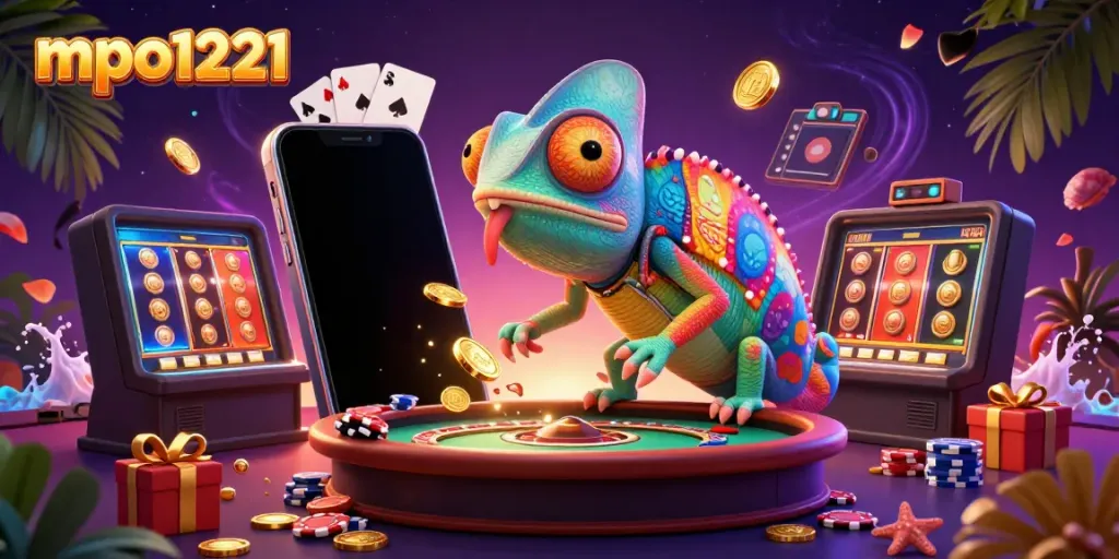 Engage with mpo1221 as the colorful chameleon casino owner oversees vibrant games and thrilling jackpots.