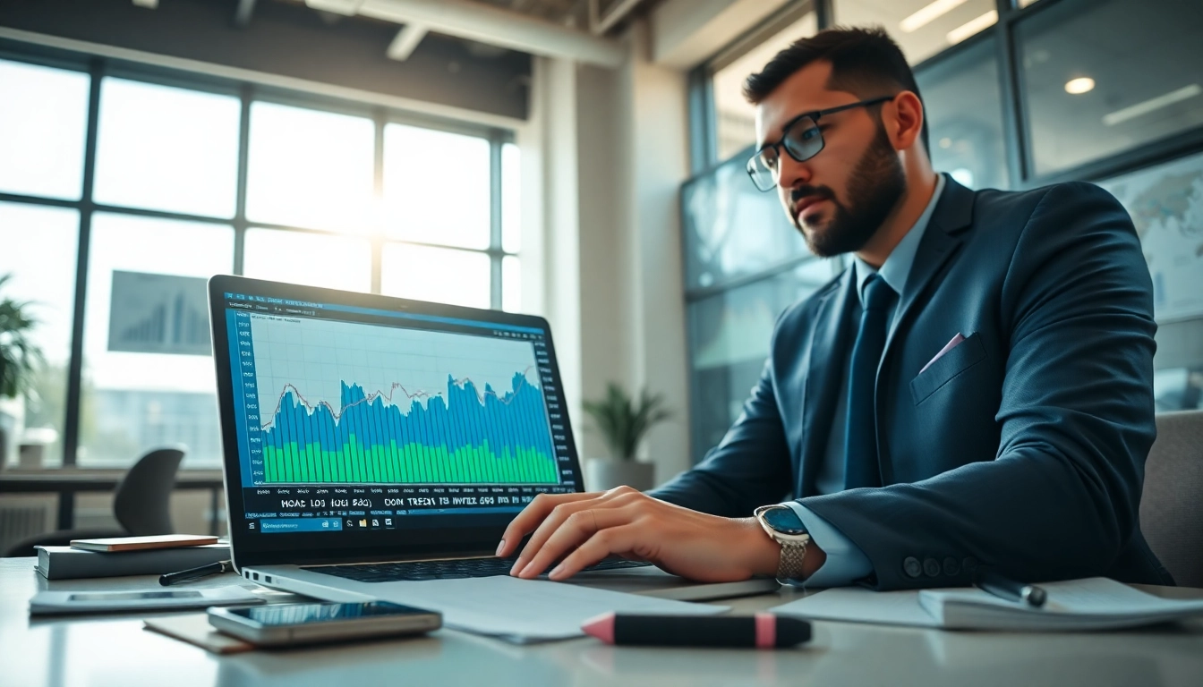 Engaging in online equity trading In Saudi Arabia with a professional trading setup.