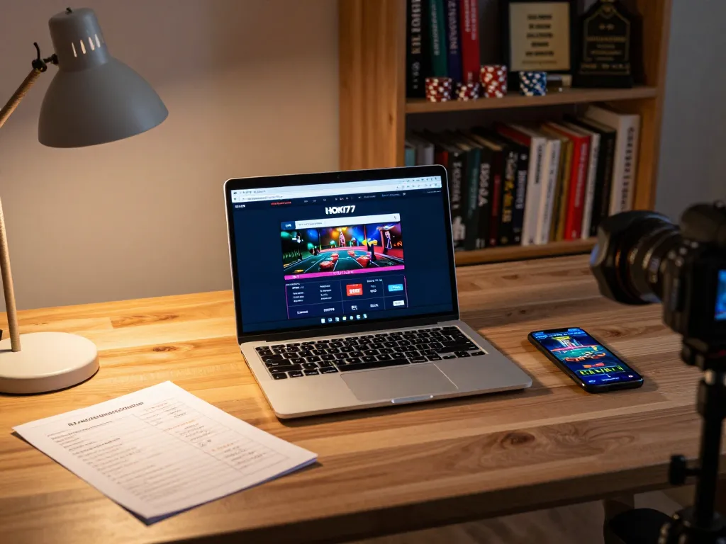 Bergabunglah dengan pengaturan permainan online HOKI77 yang menunjukkan lingkungan bermain strategis untuk taruhan yang sukses.