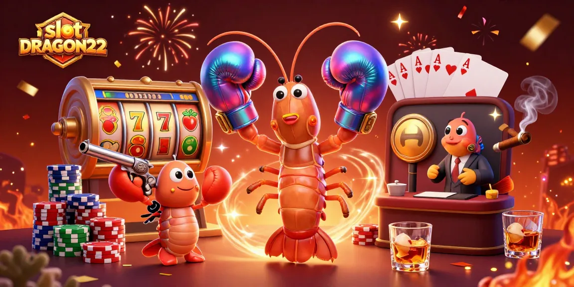 Experience thrilling wins with slot DRAGON222 in this vibrant casino illustration.