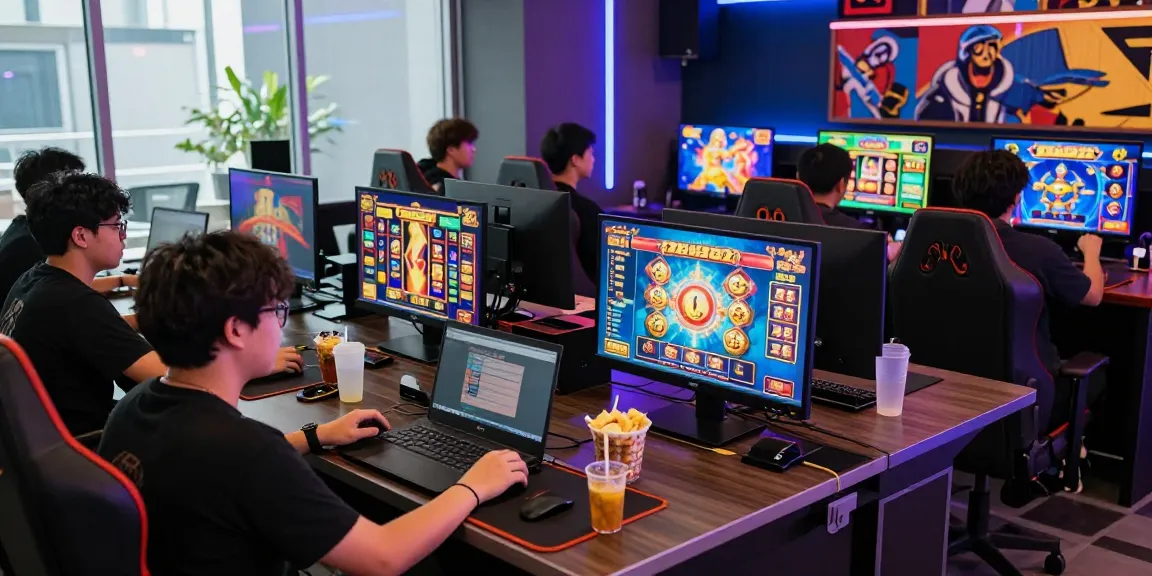 ZEUS222 players enjoying engaging slot game experiences in a vibrant gaming environment.