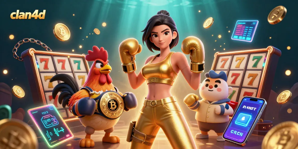 Engage with clan4d's thrilling slots featuring dynamic characters and vibrant gaming elements for an exciting experience.