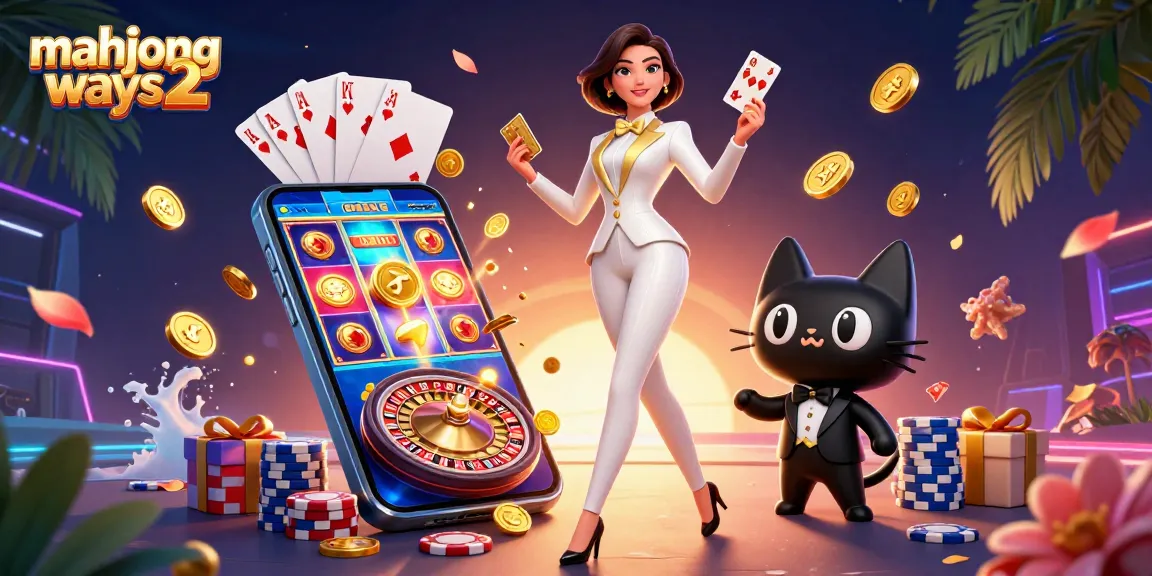 Experience the excitement of mahjong ways 2 with a glamorous dealer and winning symbols.