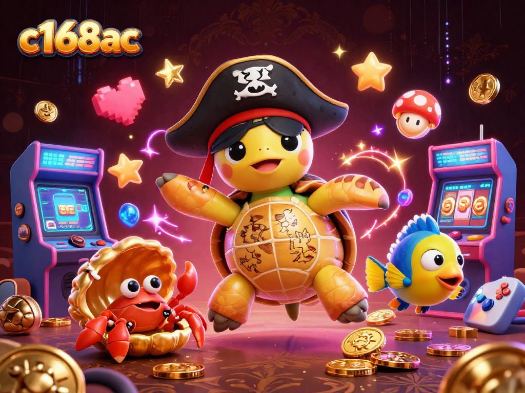 Engage with exciting slots at c168ac featuring vibrant animated characters amidst casino elements.