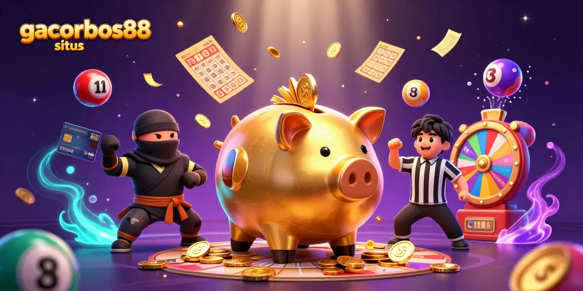 Experience exciting gameplay at gacorbos88 situs with dynamic cartoons and vibrant gaming elements.