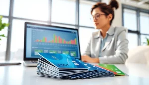 카드 한도 현금화 전략을 논의하는 금융 컨설턴트의 세련된 모습