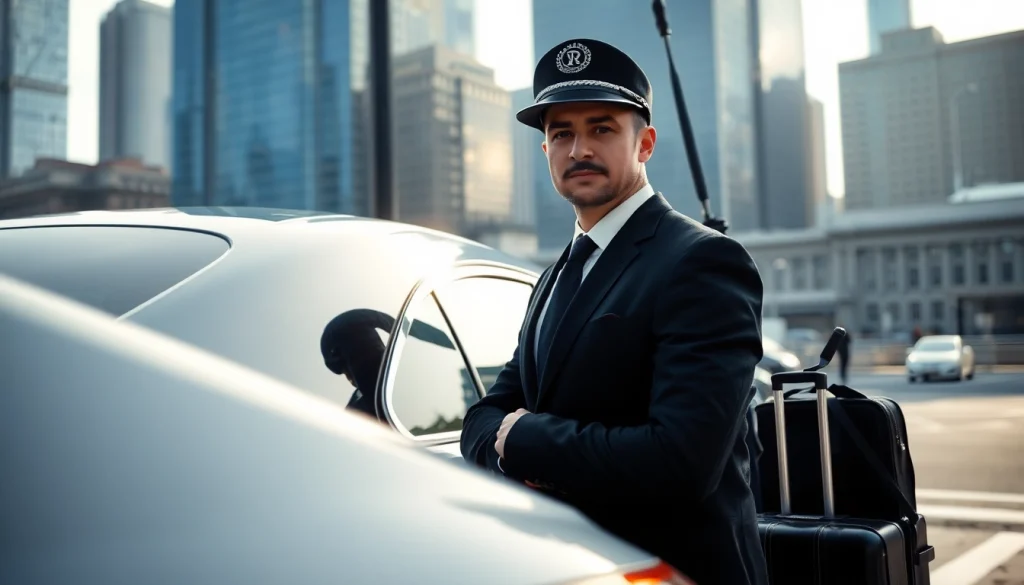 Experience top-notch Chauffeur Hire Nottingham with a professional chauffeur awaiting clients.