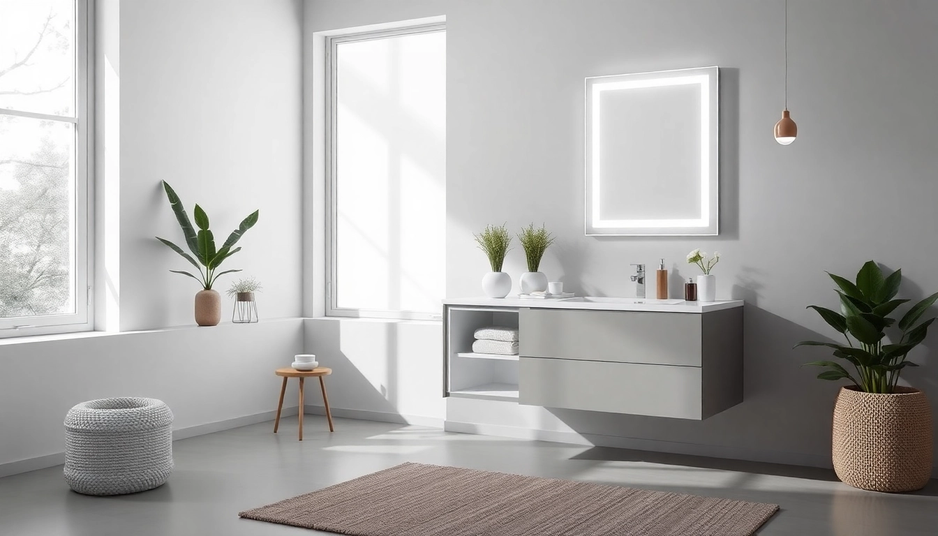 Verschönern Sie Ihr Bad mit dem eleganten sonni Spiegelschrank und entsprechender Beleuchtung.