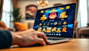 Engage with online casinos for Alabama through an inviting gaming setup at home.