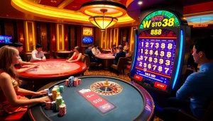 Engage in thrilling gameplay with W88's online casino adventures and vibrant betting interfaces.