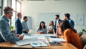 Enhance Strategy Capture Management through collaborative planning in a modern office setting.