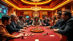 Experience exhilarating moments at 32win2 with vibrant poker games under luxurious lighting.
