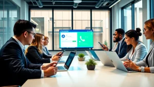 Optimize your business with effective WhatsApp Smart CRM strategies showcasing teamwork and technology.